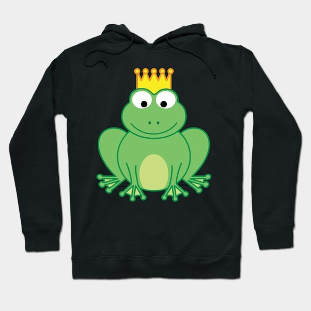 Frog Prince | by queenie's cards Hoodie by queenie's cards